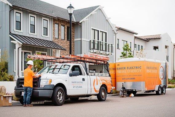 Baker solar installation