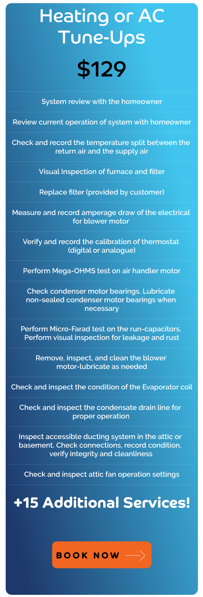 Heating and Air Conditioning Tune-ups