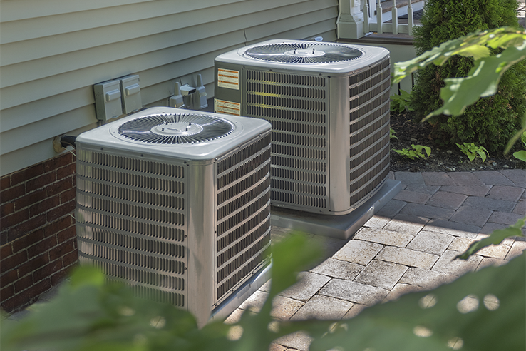 Condensers of HVAC system