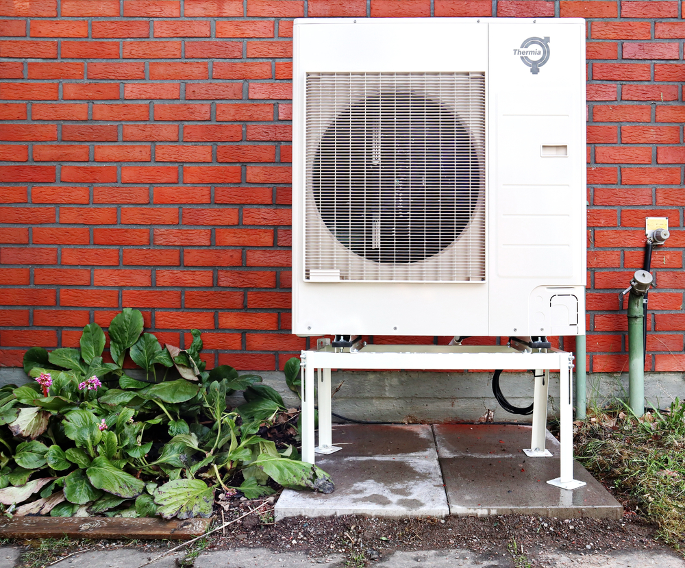 The outdoor unit of an air source heat pump