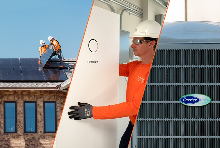 Solar, Home Battery, and Heating and Air Solutions