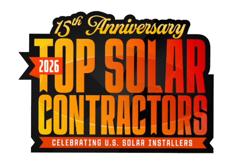 15th Anniversary 2026 TOP SOLAR CONTRACTORS CELEBRATING U.S. SOLAR INSTALLERS